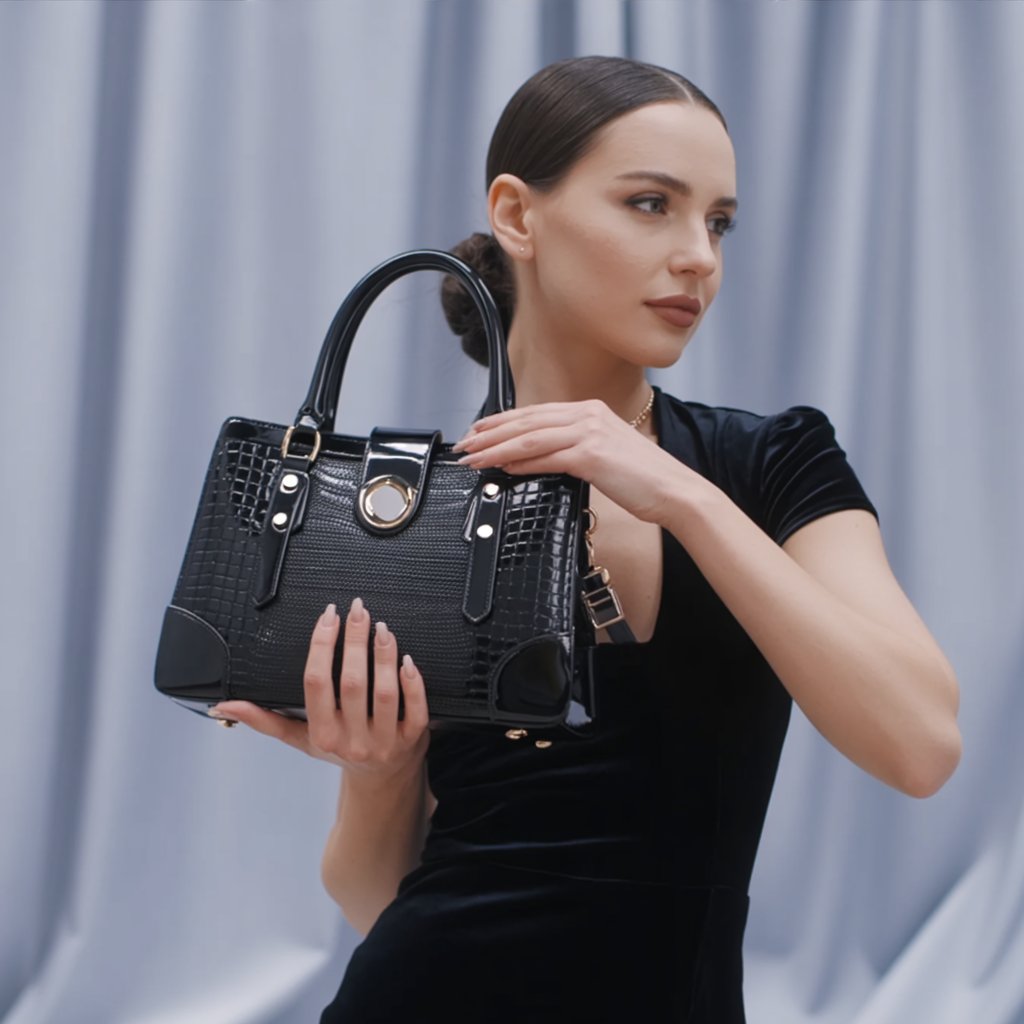 Vienna Noir + Set Monedero y Mini Bolso (3 piezas)