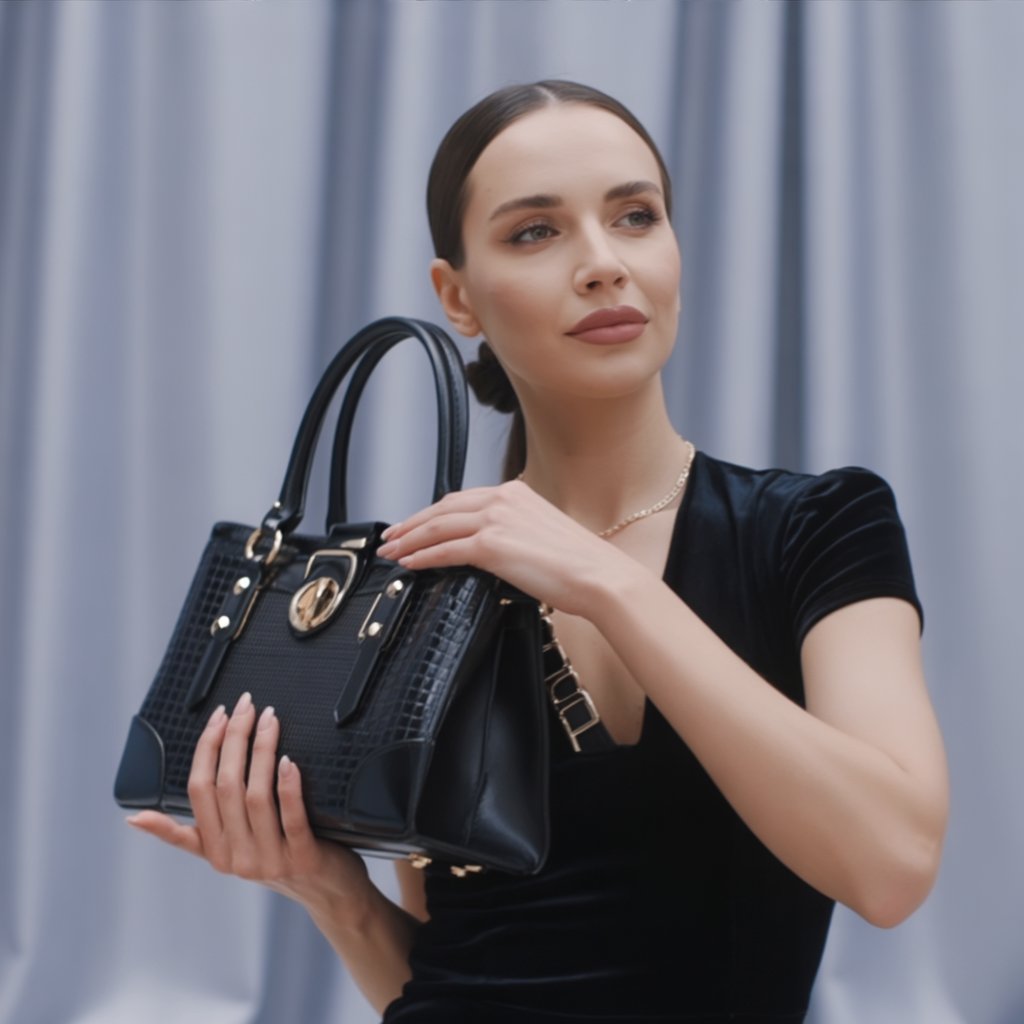 Vienna Noir + Set Monedero y Mini Bolso (3 piezas)