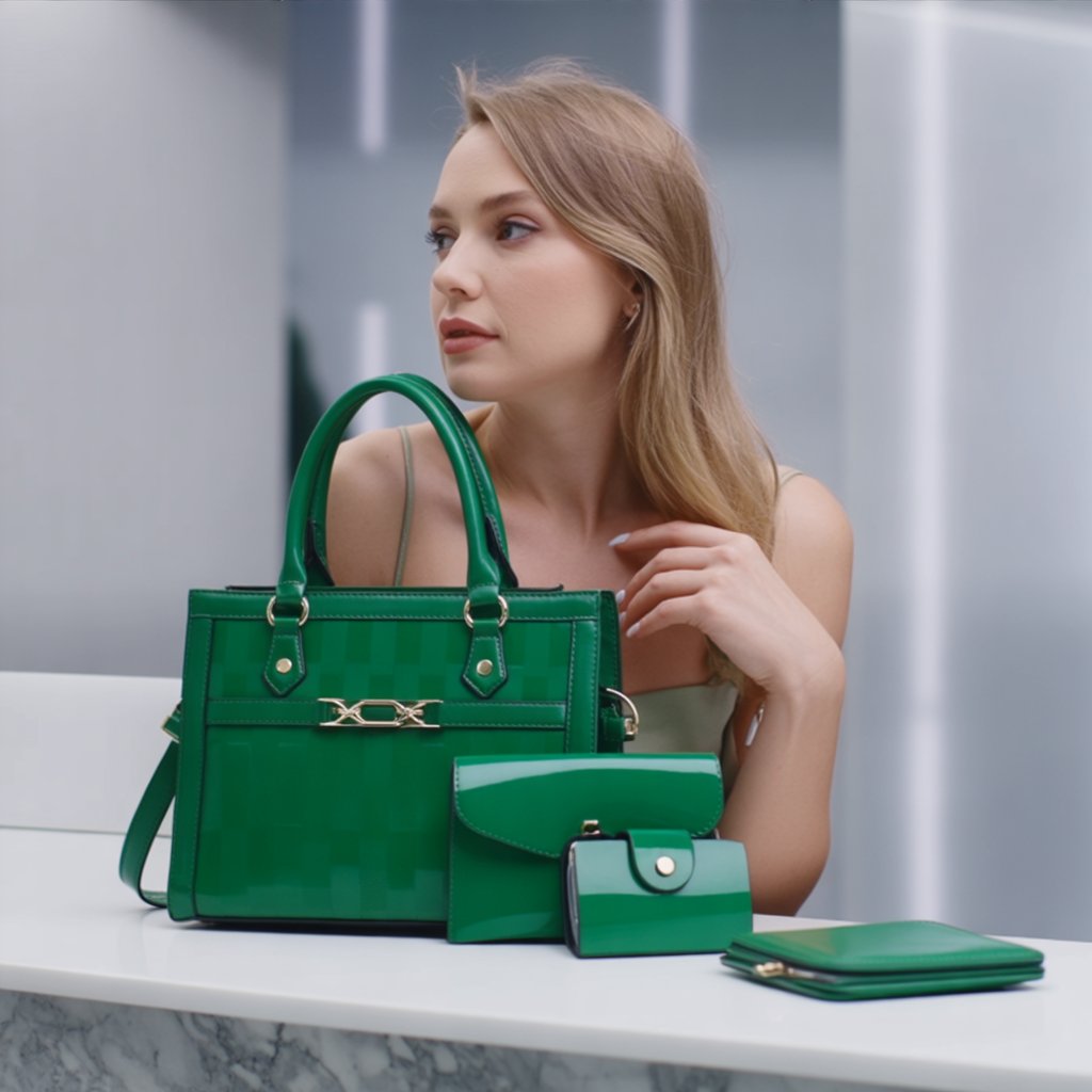 Oslo Pearl + Set Monedero y Mini Bolso (3 piezas)