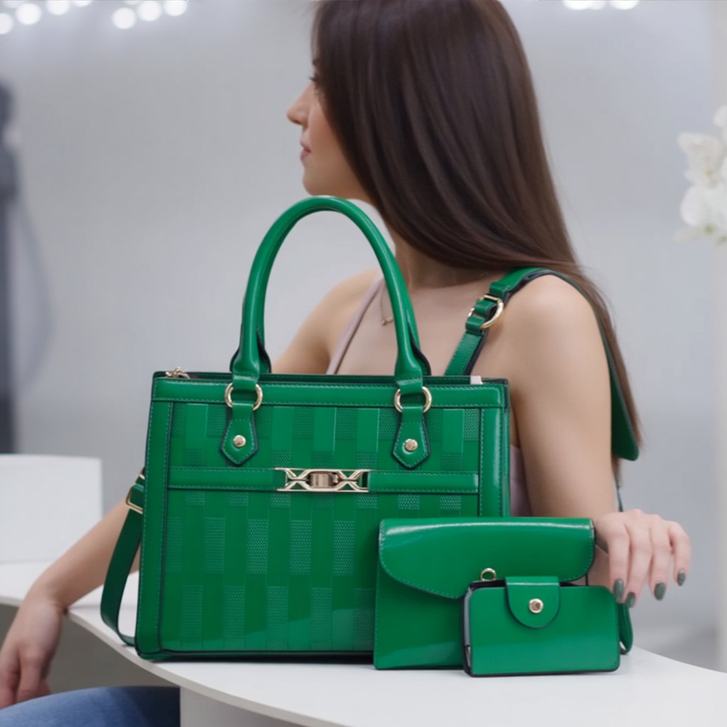 Oslo Pearl + Set Monedero y Mini Bolso (3 piezas)