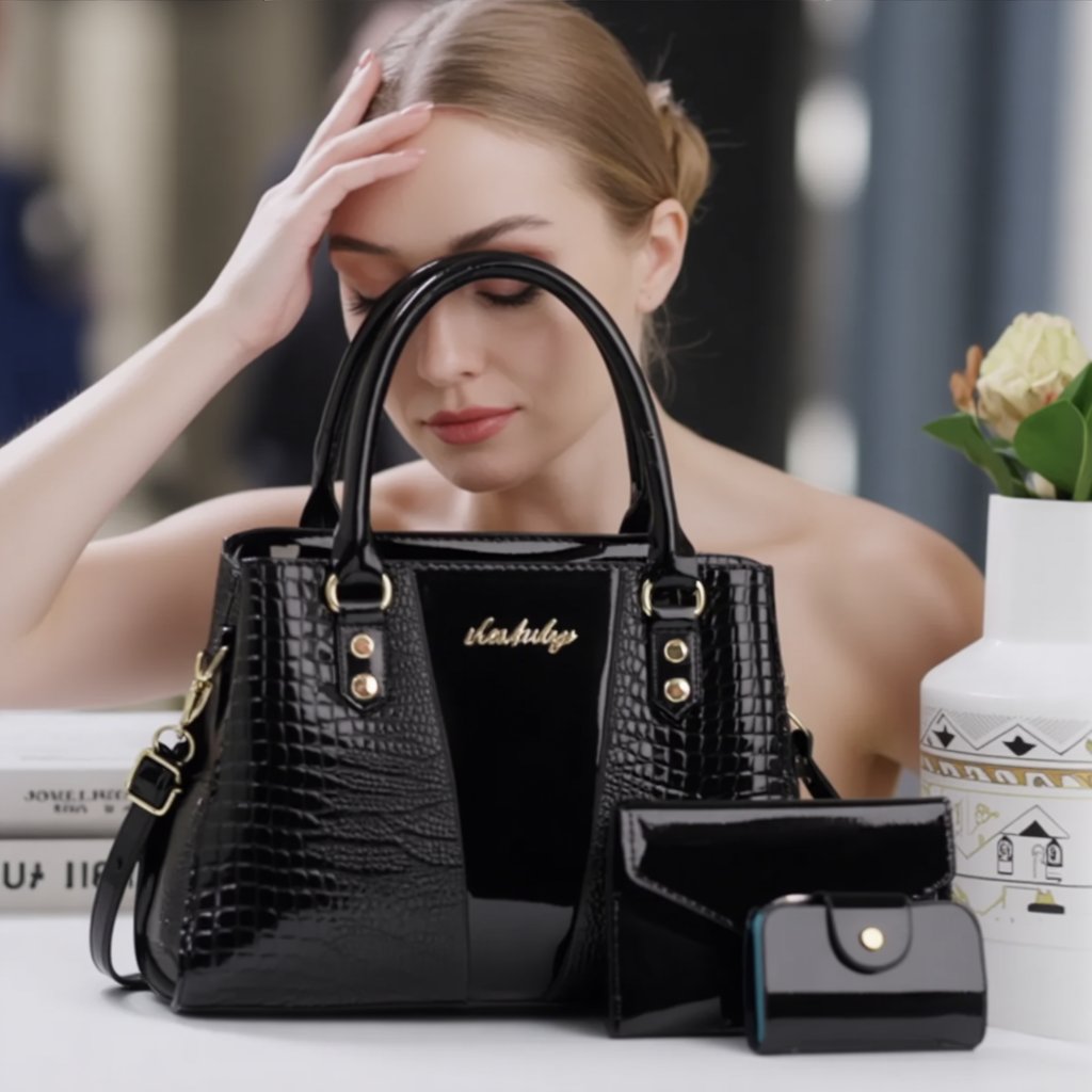 Prestige Noir + Set Monedero y Mini Bolso (3 piezas)