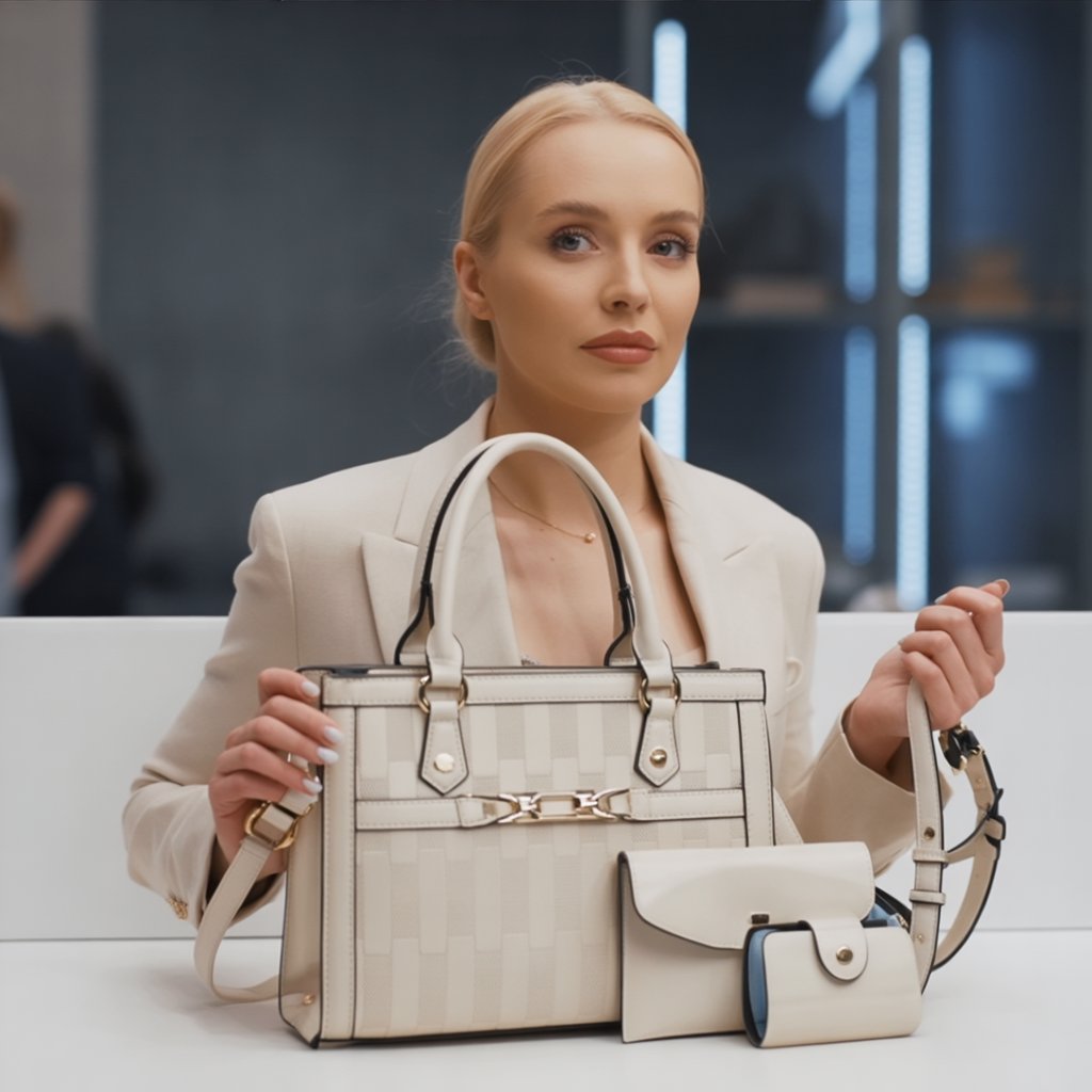 Oslo Pearl + Set Monedero y Mini Bolso (3 piezas)