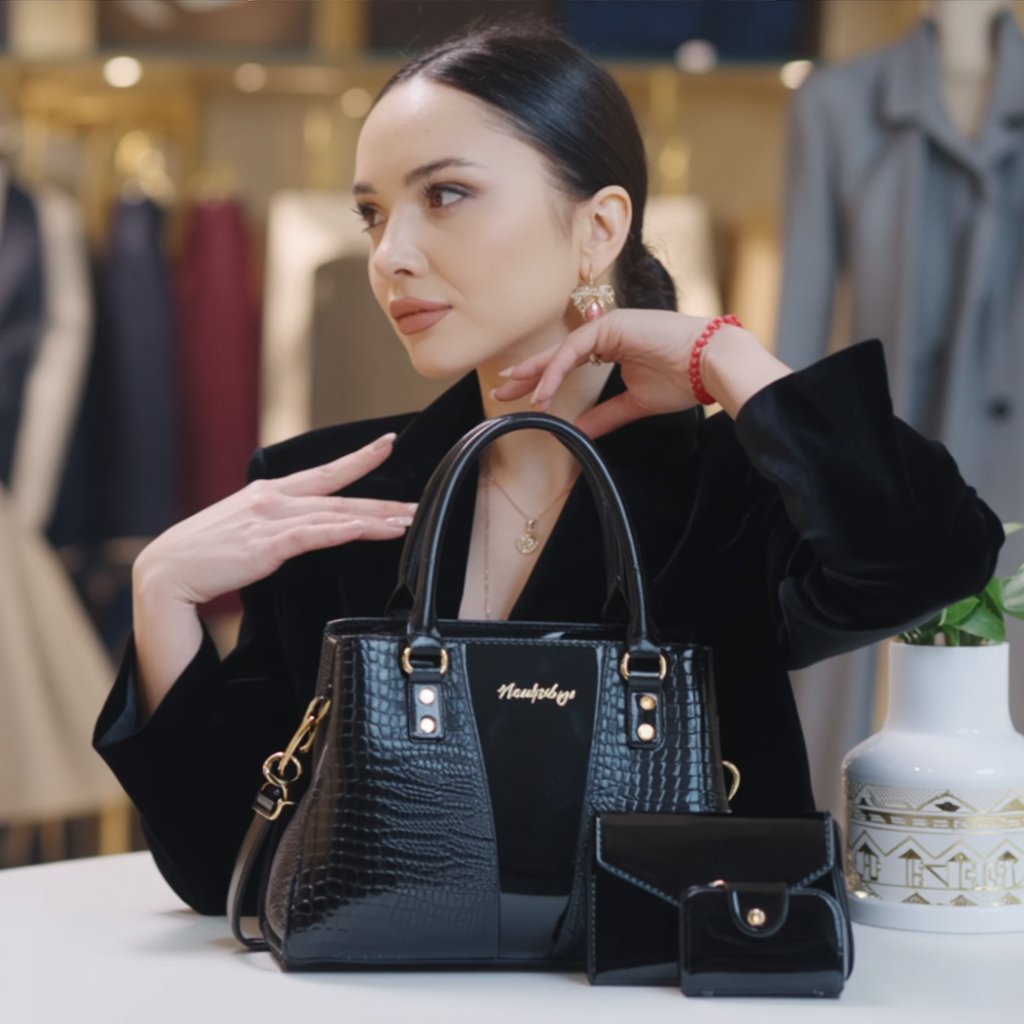 Prestige Noir + Set Monedero y Mini Bolso (3 piezas)