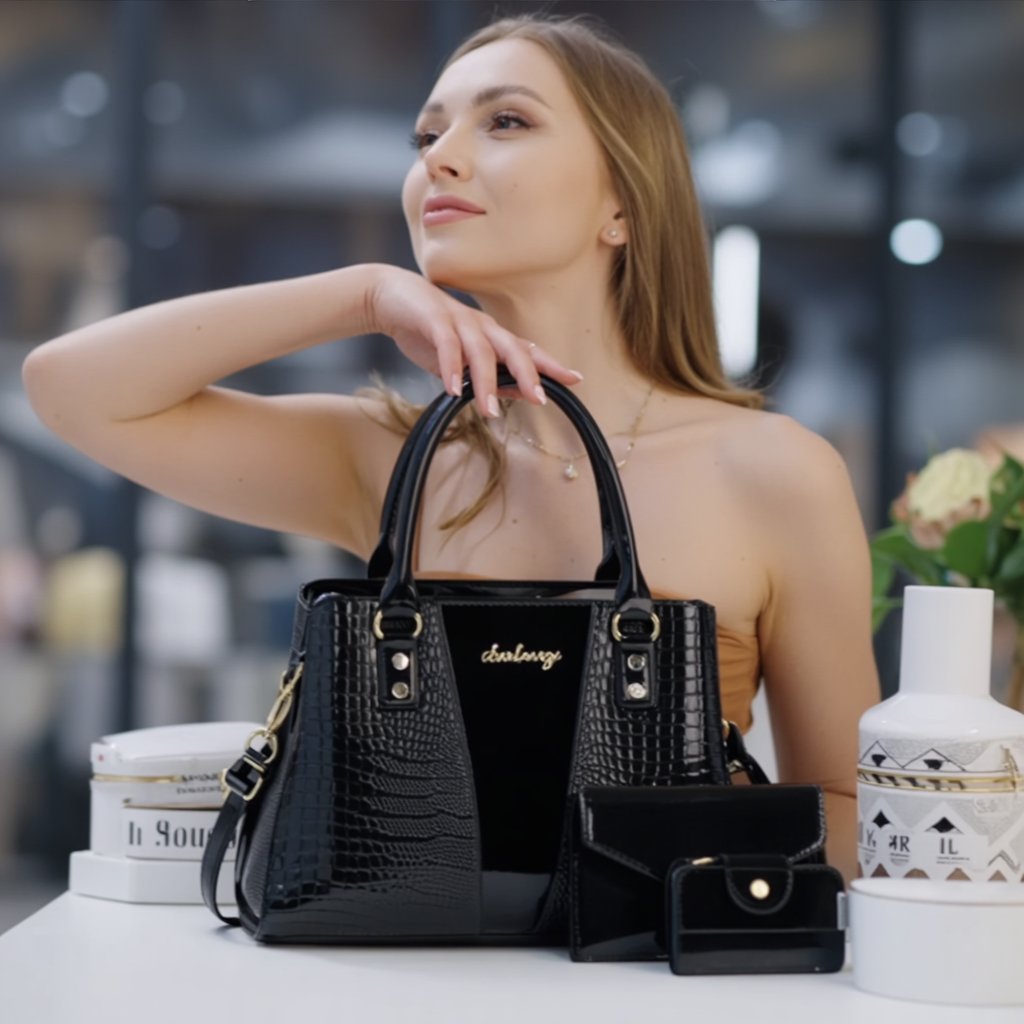 Prestige Noir + Set Monedero y Mini Bolso (3 piezas)