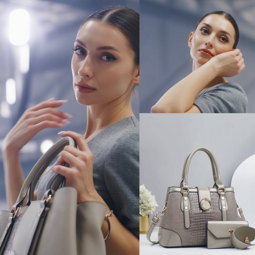 Vienna Noir + Set Monedero y Mini Bolso (3 piezas)